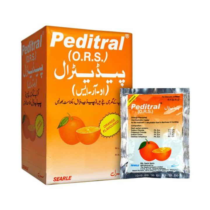 Peditral Orange Flavour  25 packs