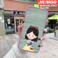 JIUMOO Case For Samsung S10e Case Fashion Colorful Oil Girl Thin Shockproof Square Edge Silicone TPU Casing Full Lens Cover Camera Protect Cases Soft Case. 
