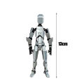 Robot Toy with Weapon 15 Weapons Robot Action Figure Multi-jointed Movable 3d Printed Model Articulated Dummy Figurine for Kids Adults Unique Gift Idea. 