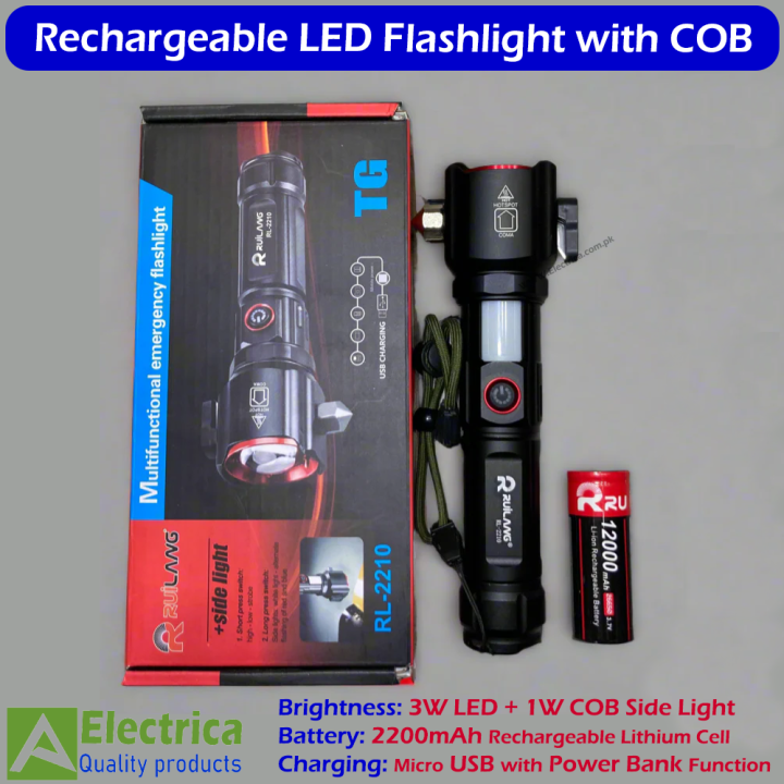 Multi-Functional%20Rechargeable%20LED%20Flashlight%20RL-2210%20%7C%203W%20LED%20Torch%20with%20Side%20Light,%20Power%20Bank,%20Safety%20Hammer,%20USB%20Charging%20by%20Electrica%20-%20Image%205