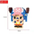 Cross-border One Piece Luffy compatible Lego small box tandem assembly building blocks for boys and girls cartoon educational toys wholesale. 