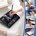 Universal Active Stylus Pen for iOS and Android Tablet/Phone Stylus Pen Palm Rejection, Tilt Sensitivity, High Precision, Magnetic Universal Stylus Touchscreen Pen for Android and iOS. Works with Any Mobile/Tablet iPad Xiaomi Samsung Painting Pen Drawing. 