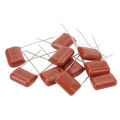 Guitar Capacitor Guitar Capacitor Replacement Dark Red 10Pcs For Electric Bass. 