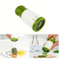 Herbs Grinder Manual, Multifunctional Stainless Steel Chopper for Dhanya, Podina, Coriander, and Mint Leaves - High-Quality Hand Crusher for All Herbs. 