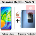 Xiaomi Redmi Note 9 Protective Combo Deal: Tempered Glass Screen Protector, Back Camera Protector. 