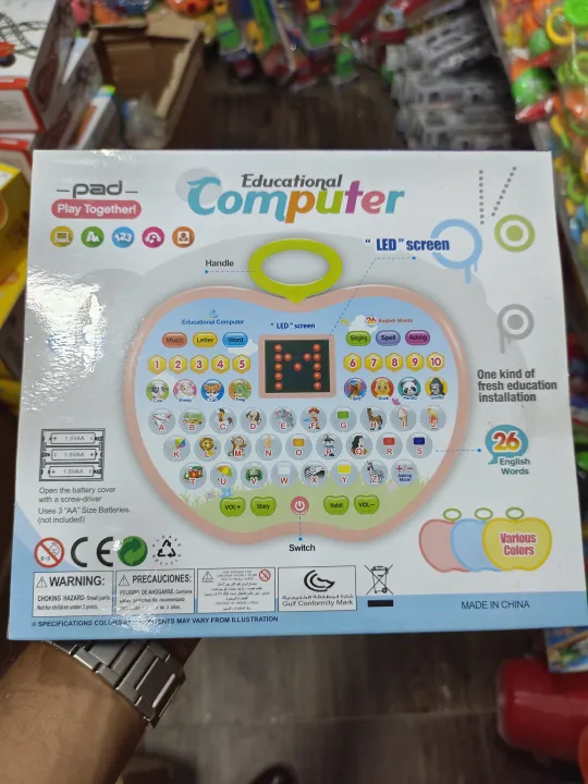 Educational%20Computer%20Play%20Toy/%20Laptop%20Toy%20With%205%20Switch%20Modes%20Including%20Asking%20Mode/%20New%20Educational%20System%20Installation%20With%20Small%20LED%20Screen%20-%20Image%205