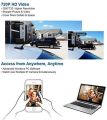 FLOUREON Wireless Outdoor IP Camera, 720P HD Waterproof ONVIF Security Surveillance Camera with Motion Detection, IR Night Vision, P2P Mobile View, Support iOS, Android and Windows PC (SP007-Black). 