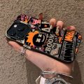 For Case Infinix HOT 50 Pro Plus Luxury Graffiti Flame Punk Shockproof. 