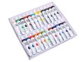 Acrylic Color Paints, Paint Tubes, Set of 12/24 Colours. 