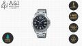 Original Casio - MTP-V004D-1B2UDF - Stainless Steel Wrist Watch for Men. 