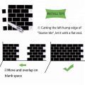 3D Wall Stickers Brick Wallpaper Tile Home Decoration 30x30Cm. 