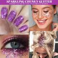 50 Grams Packet - Premium Ultra Sparkle Glitter, Multi Purpose Metallic Flake for Arts Crafts Nails Cosmetics Resin Art. 