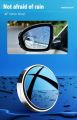 2 Piece Blind Spot Mirror, 2 Inch Round Hd Glass Convex Wide Angle Side Mirrors, Convex Mirrors for Any Car, Van, Suv and Truck (Black, 2 Pcs). 