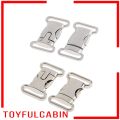 【TOYFULCABIN】 2x Metal Side Release Buckle Clip for Craft Webbing Paracord Bag Strap. 