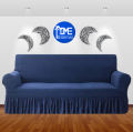 Turkish Style Sofa Covers with Frill - Stretchable Jersey Couch Cover, Washable Premium Quality Sofa Protector 1 to 7 Seater  By Home Essentials. 