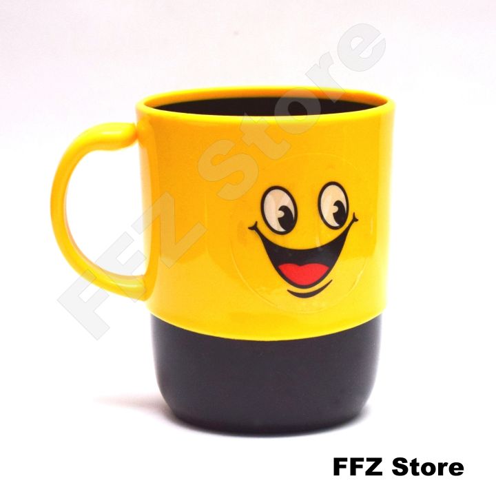 Plastic Mug - Plastic Mug for Kids - Plastic Mug for Tea - Plastic Mug for Coffee - Plastic Mug for Juice, Milk, Water - Plastic Mug for Gift - Plastic Cup