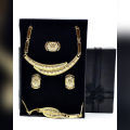 Golden Gold Plated Jewellery Set. 