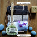 WBM Shower Brush Wooden Handle Bath Ball - Carnival Body Bathing Sponge Loofah. 