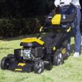 Stanley Petrol Lawn Mower - Grass Cutter - Self Push - 20 inch - 60L Bag - 8 Heights - SLM-196-510-SP - 196cc Petrol Engine - Heavy Duty. 