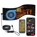 Led Flexible Display Matrix Panel Car Advertising Full Color High Definition Car Sticker Display. 