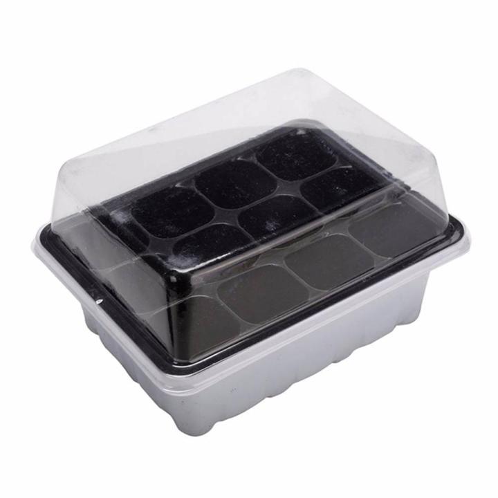 3pcs/set 12 Cell Seed Starter Kit Starting Plant Propagation Tray Dome Gardening Sunlight Super Store