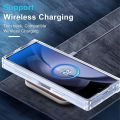 Shockproof Case for Samsung Galaxy Z Fold 6 Transparent Ultra-Thin Slim Fit Hard PC Back Soft Edge Cover. 