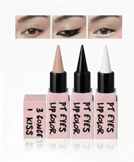 Hudamoji%203%20in%201%20Waterproof%20Eyes%20Kajal%20Pencil%20%7C%20Long%20Lasting%20Eyeliner%20for%20Waterline%20kajal%20stick%20%7C%20Black%20White%20Nude%20-%20Image%202
