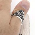 Archery Thumb Ring 925 Sterling Silver for Men, Handcrafted Boho Archery Thumb Ring Mens Jewelry Fashion Gift for Him. 