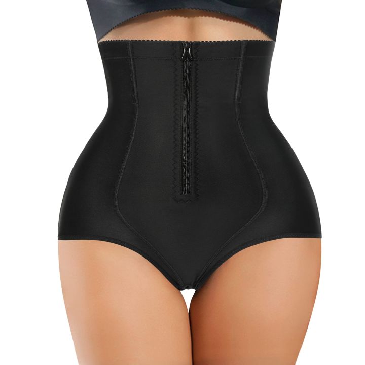 Women%20Shapewear%20Tummy%20Control%20Panties%20High%20Waisted%20Body%20Shaper%20Slimming%20Briefs%20Underwear%20-%20Image%207