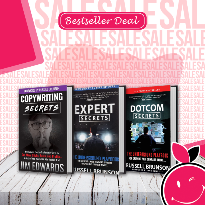 Copywriting Secrets by Jim Edwards  Expert Secrets: The Underground by Russell Brunson  DotCom Secrets by Russell Brunson  Best seller books Paperback  Buy Books Online Bookberry  Amazon Bestseller