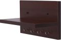 WILLART Wall Hanging Key Holder for Home Decor, Handcrafted Wooden Design Key Hooks, Key Rack, and Key Hangers with Floating Shelves Organizer. 