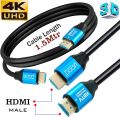 4K HDMI Cable High Speed 48Gbps HDMI2.1 Dynamic HDR 4K/60Hz 4K/120Hz UHD Ultra high definition video Cable 1.5M for HDTV. 