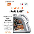 5W-30 Far East GF-6A SP - G-Energy Fully Synthetic Premium Engine Oil Made In Italy, 4 Liter, LSPI Protection Extreme Fuel Economy, Petrol Car Gasoline Motor Oil Engine Lubricant Mobil Oil 4L Specifically Designed For Asian Brand Cars, Sedans, Cross Overs. 