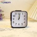 Small Bedside Clock Silent Battery Powered Alarm Clock with Night Light Perfect for Heavy Sleepers Kids Elderly Easy to Read Travel Friendly Compact Alarm Clock. 