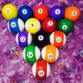 Pool soccer ball, snooker ball, billiard soccer ball, football, soccer ball (16 Pcs Of Football in 1 Set). 