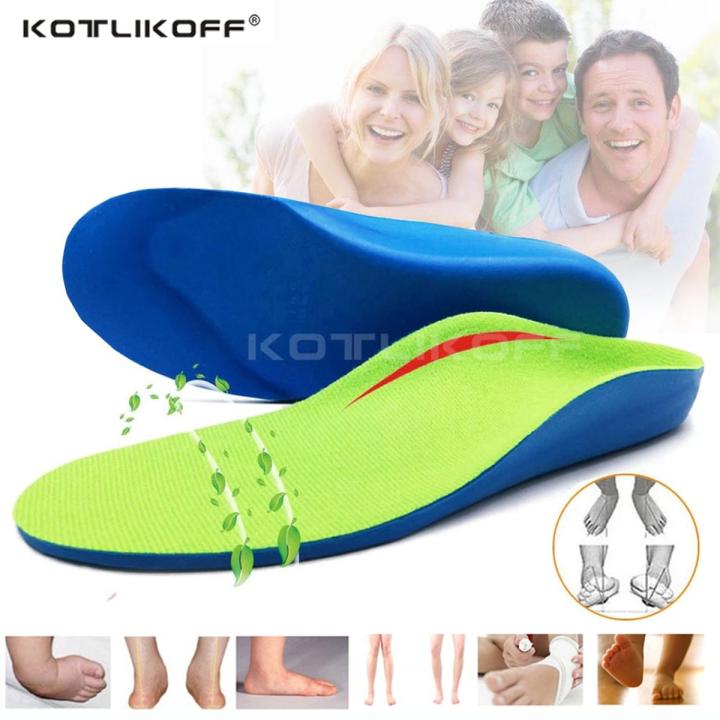 【Happier】 KOTLIKOFF Children Kid Orthopedic Shoes Insoles Flat Foot Arch Support Orthotic Pads Correction O/X Type Leg Foot Valgus Insoles