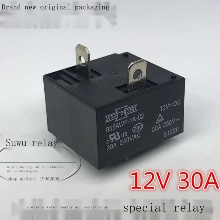 Original/High%20Quality%E2%97%98%20Electric%20Water%20Heater%20Air%20Conditioner%20Universal%20Relay%2012VDC%2020A%2025A%2030A%2040A%2012V%204%20Feet%20-%20Image%204