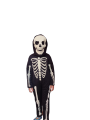 Skeleton Costume For Kids Skeleton Romper With Mask. 
