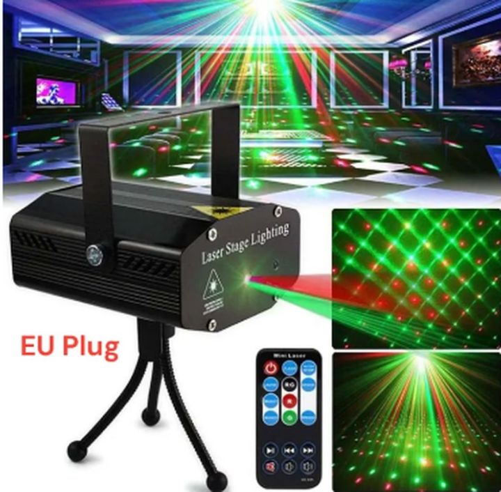 A J Moll Mini Laser Lights LED Stage Light DJ Disco Light Projector New ...