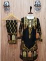 Al Makkah Collection 2pc Digital Printed Stiched Kurta& trouser For women. 