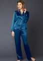 Hot Sexy Silk Night Suit For Women and Girls - Silky Satin Womens Pajama Sets Button Down Sleepwear Loungewear - Night Dress Nighty with Shirt and Trouser by MidNight Vibes. 