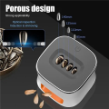 A- Sunflower Seed Splitter Automatic SunflowerShell Remover USB Rechargeable Peeler for Sunflower Seeds Kitchen Supplies. 