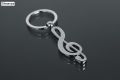 Hot Nw Metal Musical note Key chain Cool Luxury Car Key Ring Musical Bag pendant Keychains For Man Women Gift jewelry K1602. 