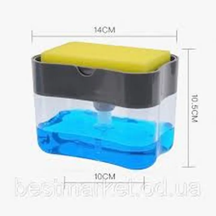 Soap%20Dispenser%20and%20Sponge%20Caddy,%202%20in%201%20Designed,%20Sponge%20Holder%20Soap%20Storage%20Container%20for%20Kitchen,Counter%20Top%20and%20Sink.%20(13%20Ounces)%20-%20Image%203