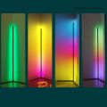 Gradient Floor Standing Corner LED Lamp with color changing effects. 