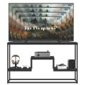 TV Stand, Large Media Stand for 65 Inch TV, Modern 3-Tier Entertainment Center with Shelves, Media Console Table for Living Room, Bedroom. 