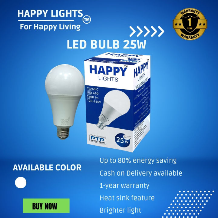 25W LED Bulb With One Year Warranty, 25 Watt LED Energy Saver Bulb ...