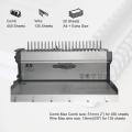Spiral Binding Machine Metal Body X-5 TARGET (20 Sheets) 2 in 1 (Comb & Wire). 