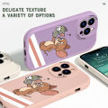 YYDS for iPhone 12 Pro Max Back Cover Cute Jerry Tom Leather Phone Case Ultra Thin Soft Drop Protection Case. 