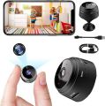 A9 1080P HD Magnetic WiFi Mini Camera - Hidden Spy Cam with Voice Recorder, Night Vision, and Motion Detection for Home and Outdoor Security. 